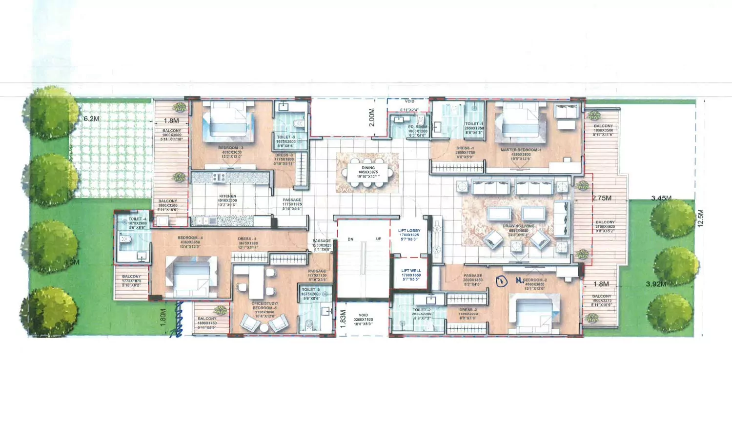 The Valley Gardens Floor plan